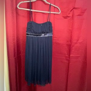 Navy blue sequin dress size M